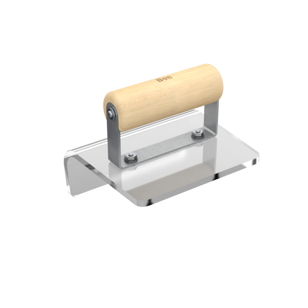 Bon Tool Step Tool, Plex Outside 6" X 5", 3/4" Radius Wood Handle 12-693